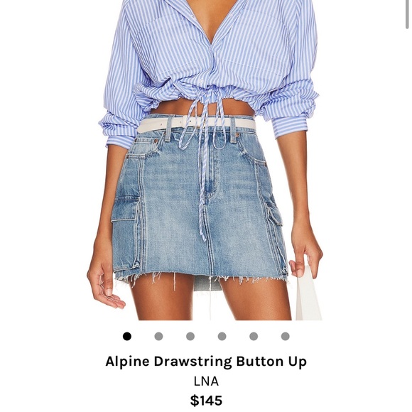 SOLD OUT❗️ NWT LNA CLOTHING BUTTON UP TOP - Picture 2 of 2